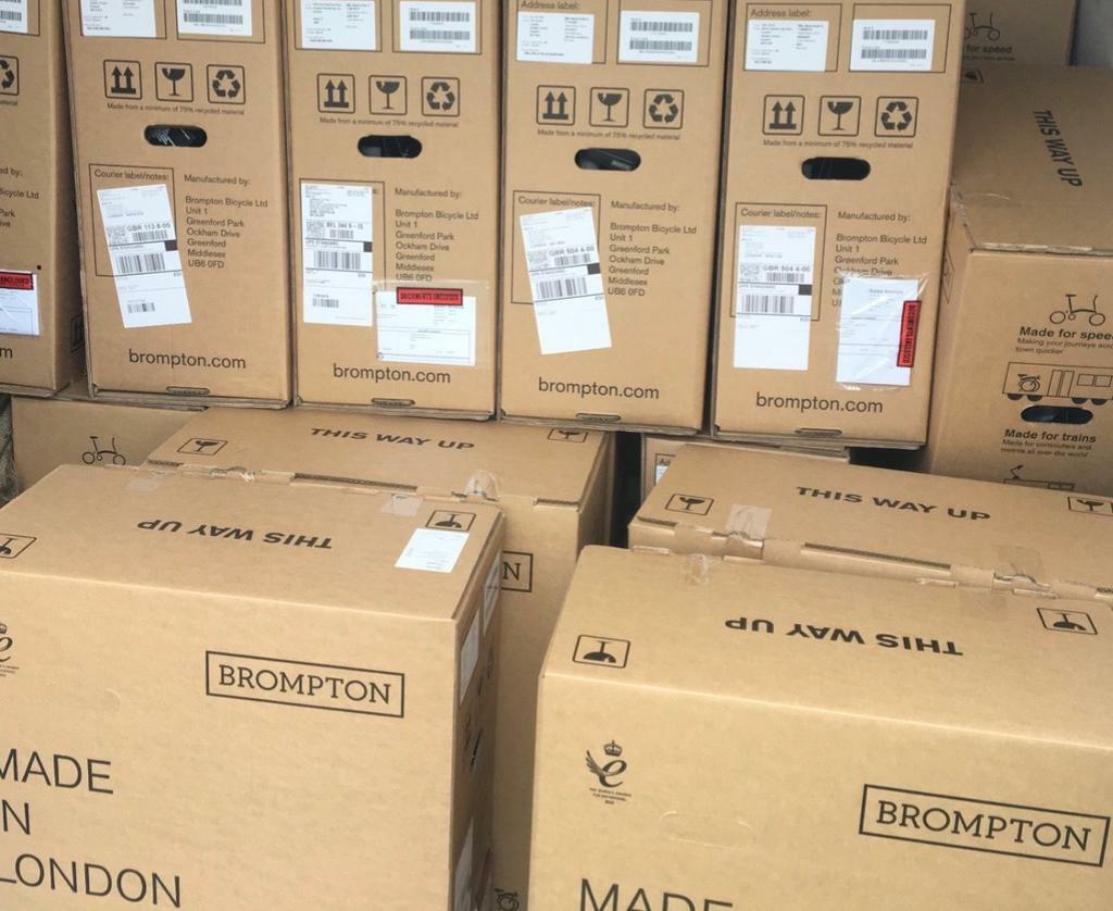 brompton cardboard box